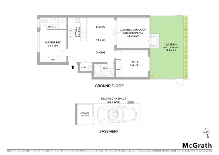 Floorplan of Homely apartment listing, 5/12 Shackel Avenue, Brookvale NSW 2100