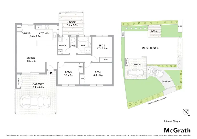 Floorplan of Homely house listing, 16A Richard Johnson Crescent, Ryde NSW 2112