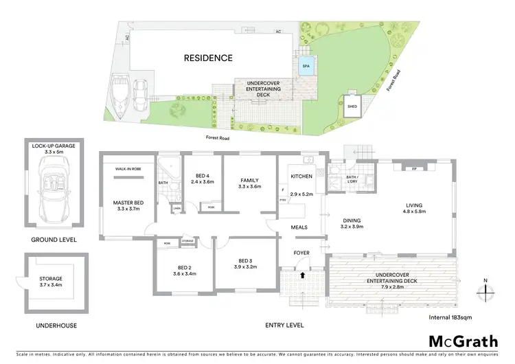 Floorplan of Homely house listing, 1182 Forest Road, Lugarno NSW 2210