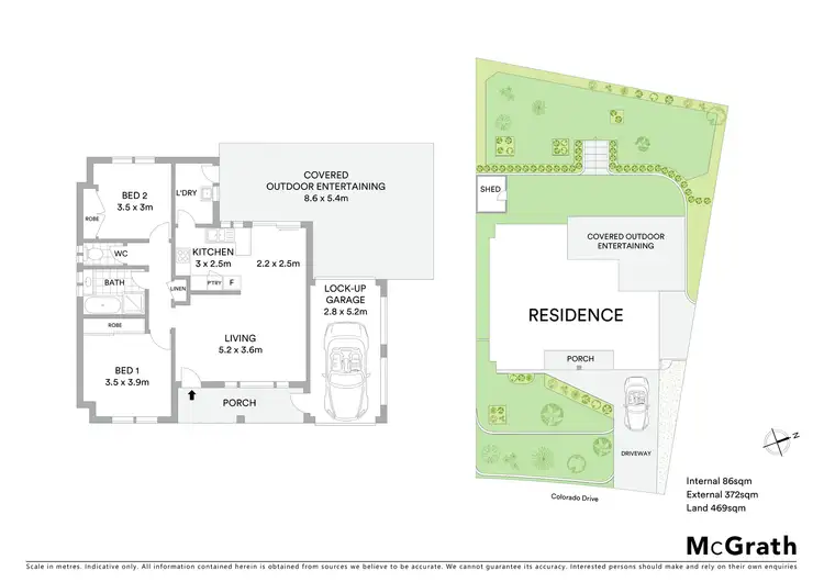 Floorplan of Homely house listing, 19 Colorado Drive, Blue Haven NSW 2262