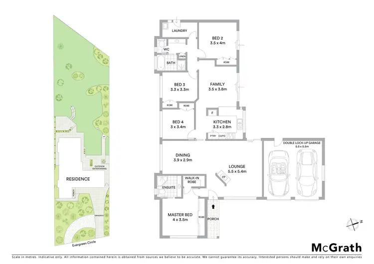 Floorplan of Homely house listing, 4 Evergreen Circle, Wentworth Falls NSW 2782
