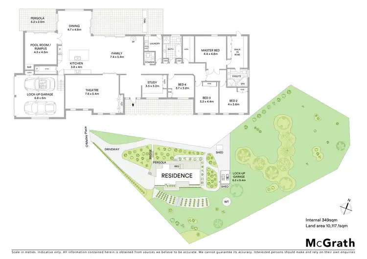 Floorplan of Homely house listing, 14 O'Malley Place, Googong NSW 2620