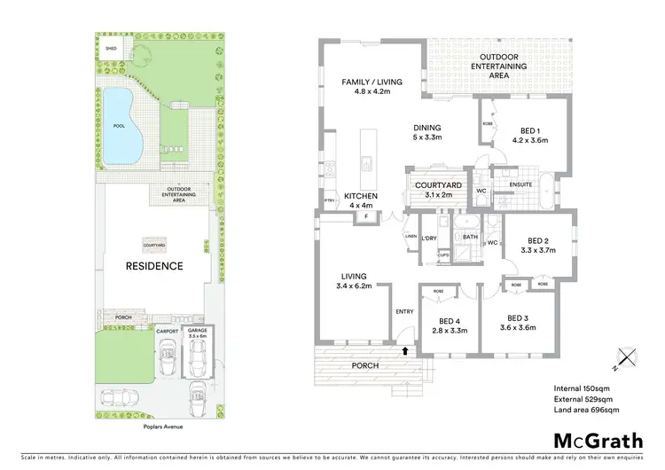 Floorplan of Homely house listing, 29 Poplars Avenue, Bateau Bay NSW 2261