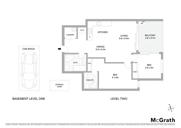 Floorplan of Homely apartment listing, 32/16 Park Avenue, Waitara NSW 2077