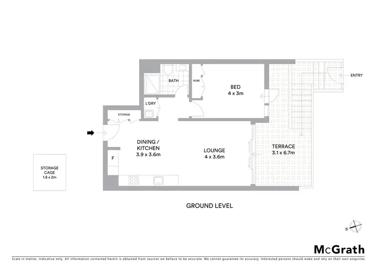Floorplan of Homely apartment listing, 23 Minogue Crescent, Forest Lodge NSW 2037