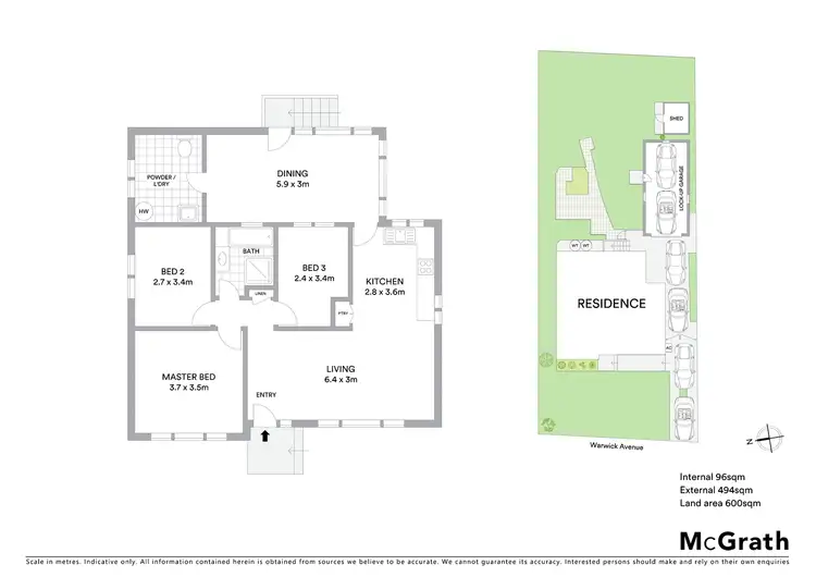 Floorplan of Homely house listing, 4 Warwick Avenue, Mannering Park NSW 2259