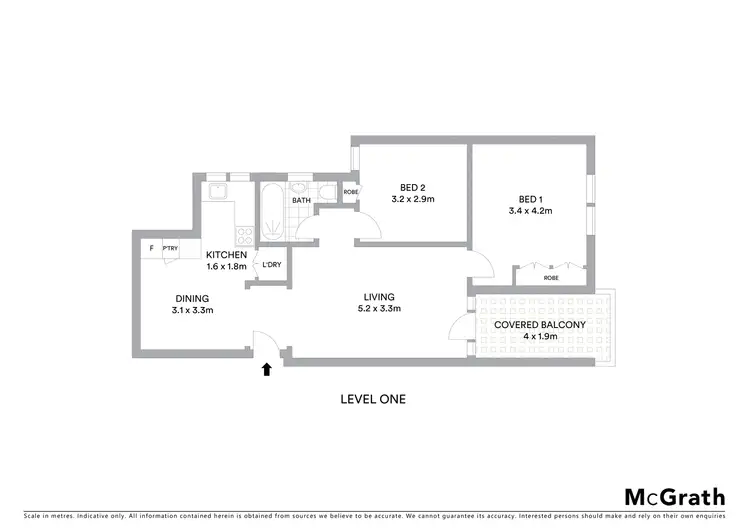 Floorplan of Homely apartment listing, 7/10 Moira Crescent, Randwick NSW 2031