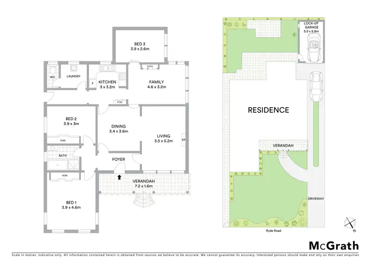 Floorplan of Homely house listing, 60 Ryde Road, Hunters Hill NSW 2110