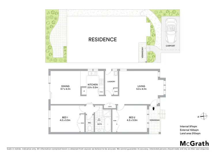 Floorplan of Homely unit listing, 3/15 Turner Road, Highett VIC 3190