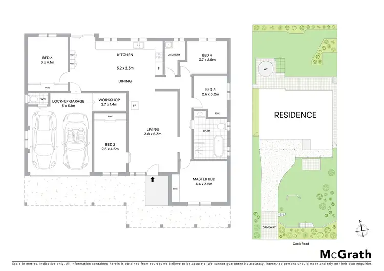 Floorplan of Homely house listing, 45 Cook Road, Wentworth Falls NSW 2782