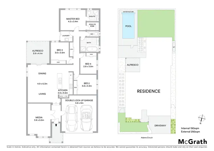 Floorplan of Homely house listing, 48 Adams Circuit, Elderslie NSW 2570