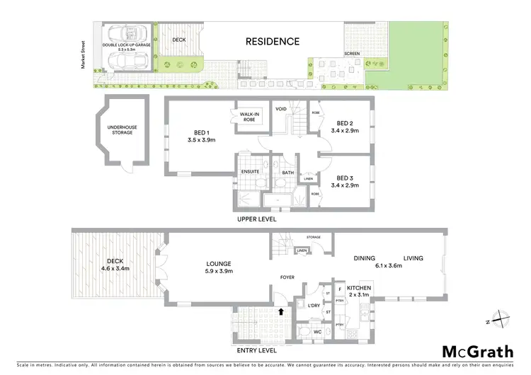 Floorplan of Homely house listing, 44A Market Street, Naremburn NSW 2065