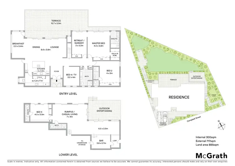 Floorplan of Homely house listing, 4 Campbell Street, Hunters Hill NSW 2110