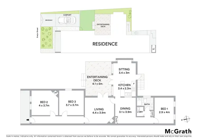 Floorplan of Homely house listing, 2 Evelyn Street, Greenwich NSW 2065