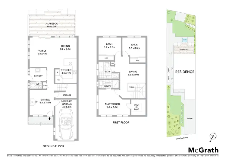 Floorplan of Homely semi-detached listing, 18A Silverleaf Row, Menai NSW 2234