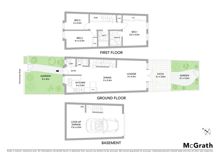 Floorplan of Homely townhouse listing, 7/2A Frenchmans Road, Randwick NSW 2031