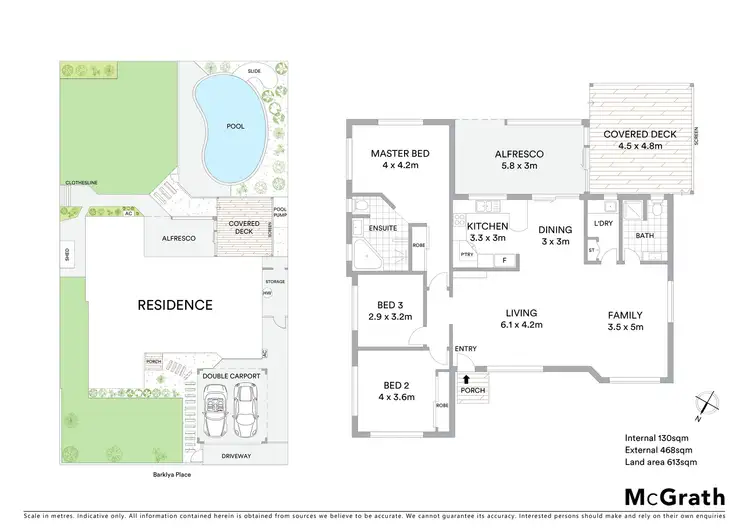 Floorplan of Homely house listing, 6 Barklya Place, Palm Beach QLD 4221