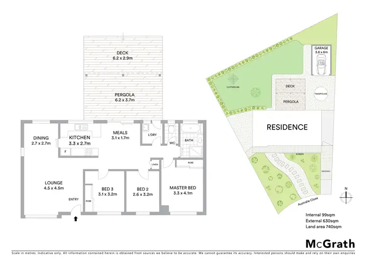 Floorplan of Homely house listing, 14 Australie Close, Gilmore ACT 2905