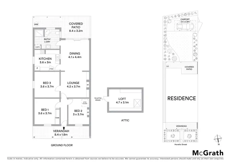 Floorplan of Homely semi-detached listing, 71 Horatio Street, Mudgee NSW 2850