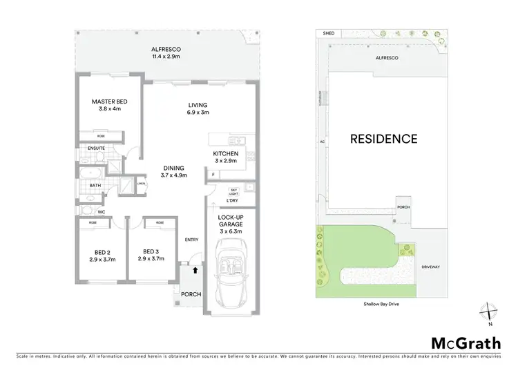 Floorplan of Homely semi-detached listing, 2/22 Shallow Bay Drive, Tweed Heads South NSW 2486