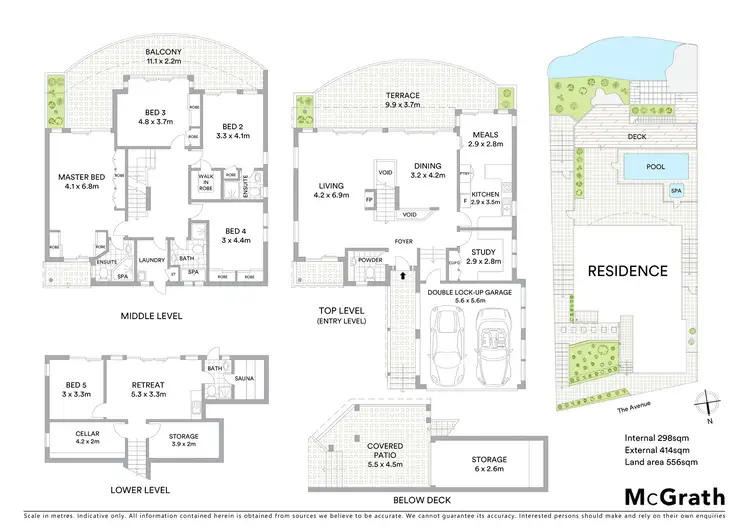 Floorplan of Homely house listing, 16 The Avenue, Linley Point NSW 2066