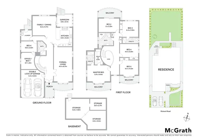 Floorplan of Homely house listing, 7 Rickard Road, South Hurstville NSW 2221