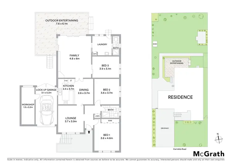 Floorplan of Homely house listing, 155 Karimbla Road, Miranda NSW 2228
