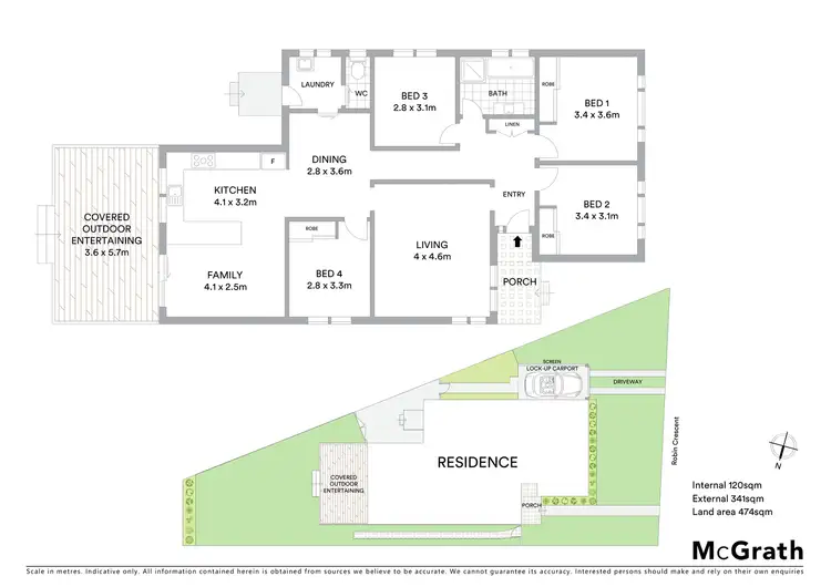 Floorplan of Homely house listing, 50 Robin Crescent, Woy Woy NSW 2256