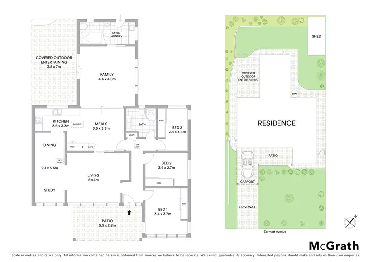 Floorplan of Homely house listing, 11 Zermatt Avenue, Seven Hills NSW 2147