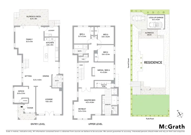 Floorplan of Homely house listing, 115 Ryde Road, Hunters Hill NSW 2110