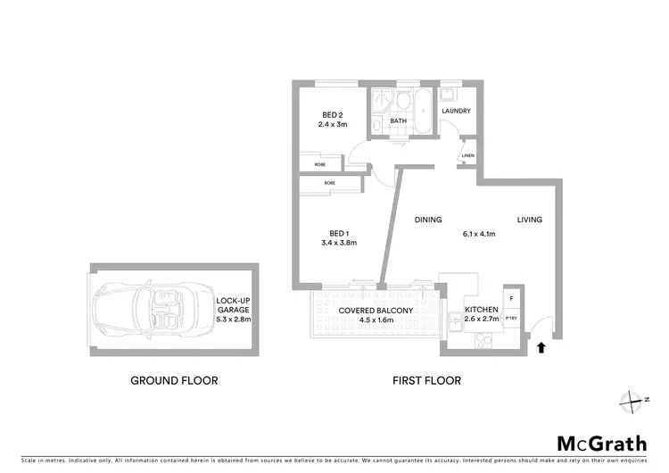 Floorplan of Homely apartment listing, 10/105 Queenscliff Road, Queenscliff NSW 2096