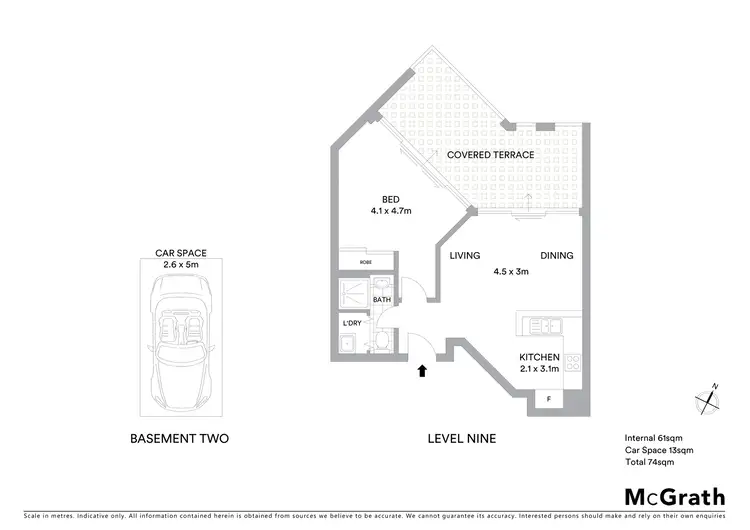 Floorplan of Homely apartment listing, 909/2B Help Street, Chatswood NSW 2067