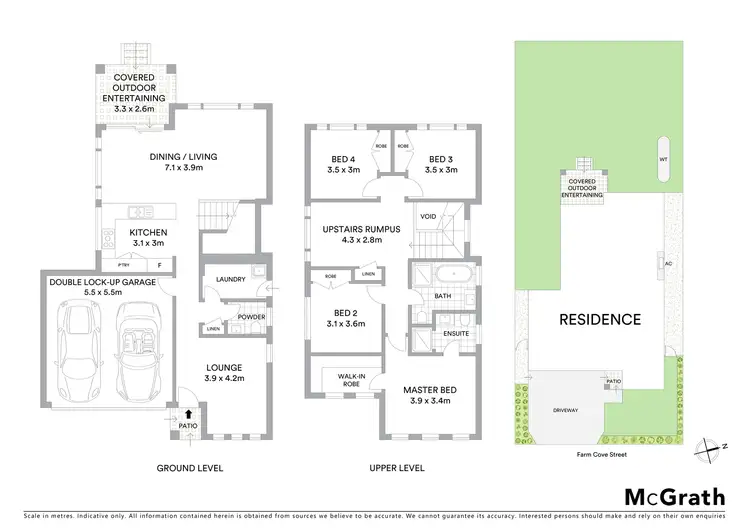 Floorplan of Homely house listing, 34 Farm Cove Street, Gregory Hills NSW 2557