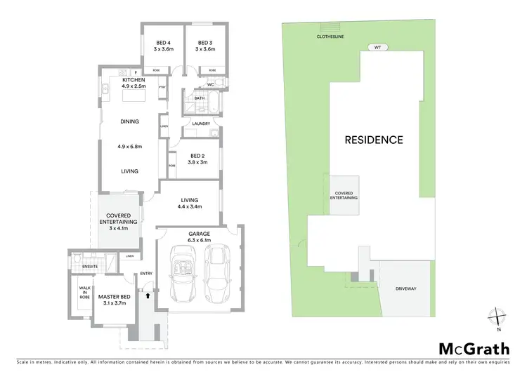 Floorplan of Homely house listing, 25 Nuleri Street, Crace ACT 2911