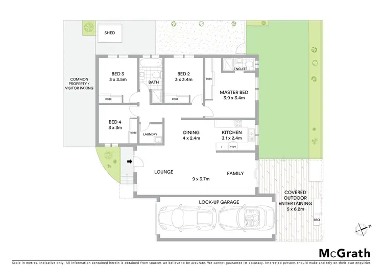 Floorplan of Homely villa listing, 6/29 Hunter Street, Condell Park NSW 2200