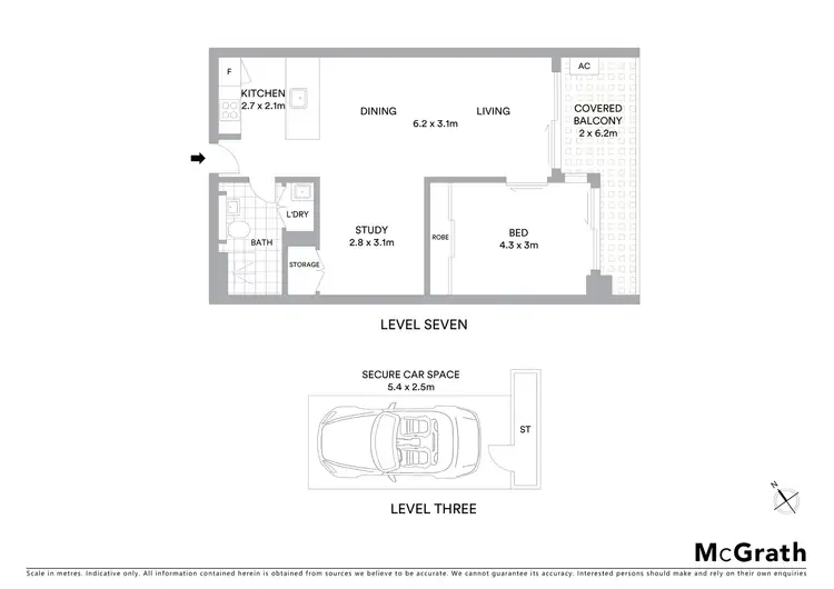 Floorplan of Homely apartment listing, 713G/4 Devlin Street, Ryde NSW 2112