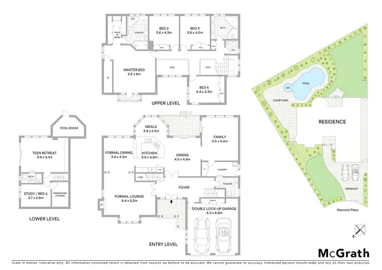 Floorplan of Homely house listing, 7 Warwick Place, Wahroonga NSW 2076