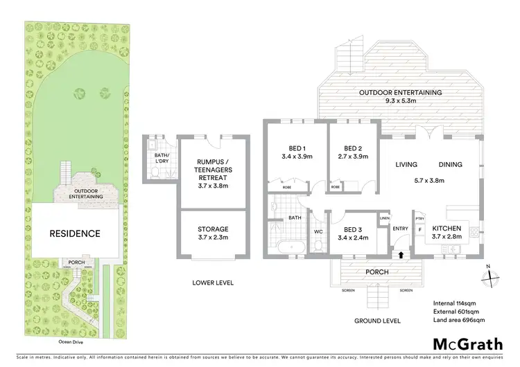 Floorplan of Homely house listing, 32 Ocean Drive, Macmasters Beach NSW 2251