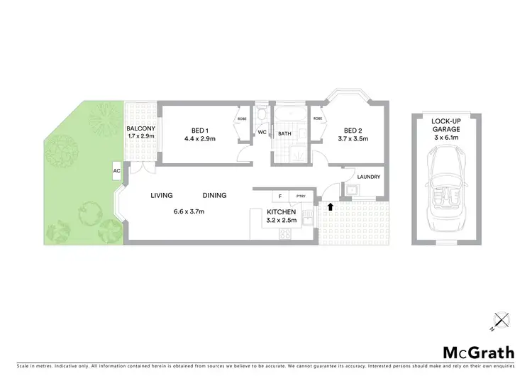 Floorplan of Homely unit listing, 5/4-8 Hume Avenue, Wentworth Falls NSW 2782