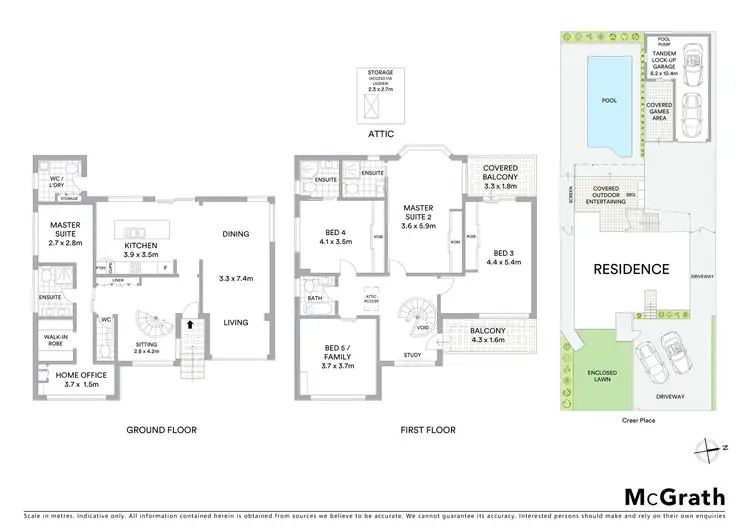 Floorplan of Homely house listing, 14 Creer Place, Narraweena NSW 2099