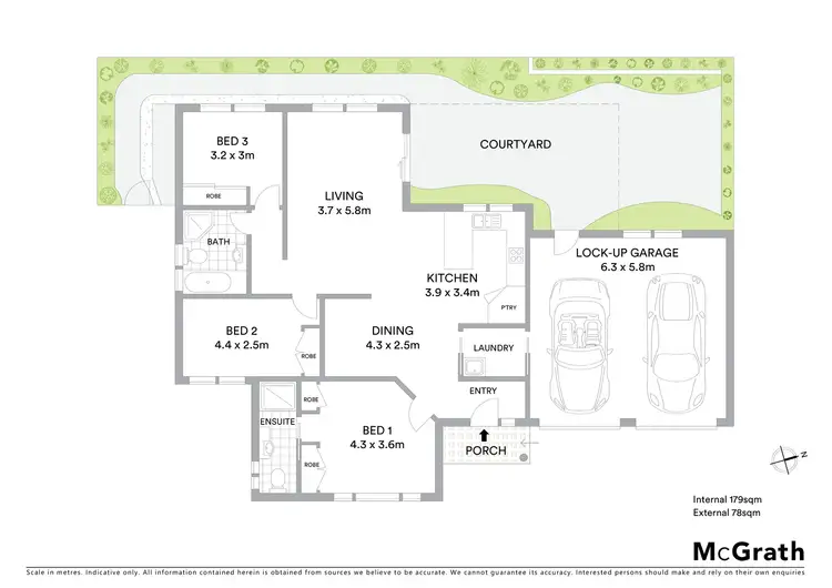 Floorplan of Homely villa listing, 2/164 Ocean Parade, Blue Bay NSW 2261