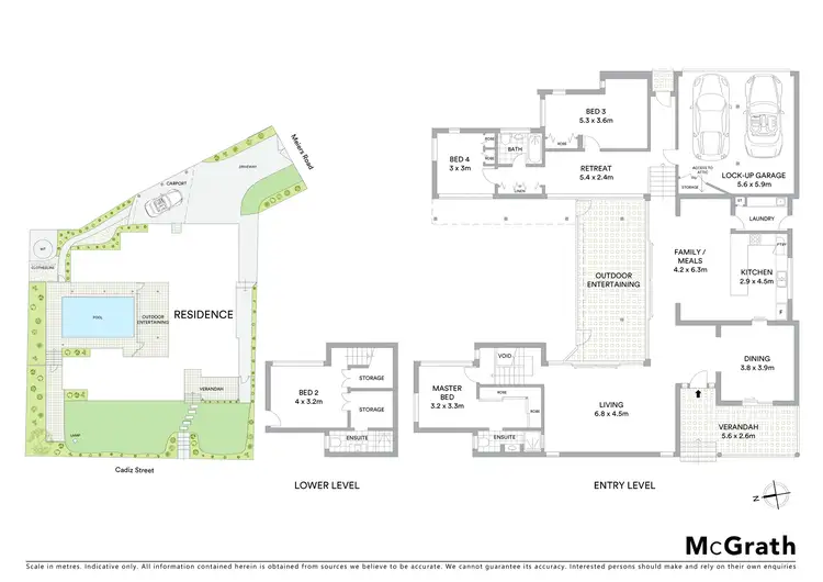 Floorplan of Homely house listing, 5 Cadiz Street, Indooroopilly QLD 4068