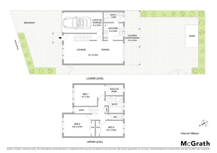 Floorplan of Homely townhouse listing, 1/1604 Ocean Drive, Lake Cathie NSW 2445