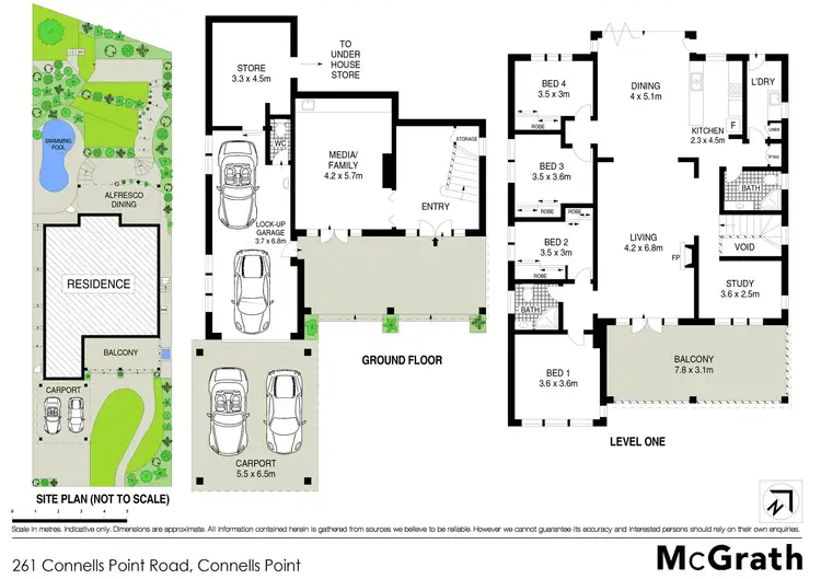 Floorplan of Homely house listing, 261 Connells Point Road, Connells Point NSW 2221