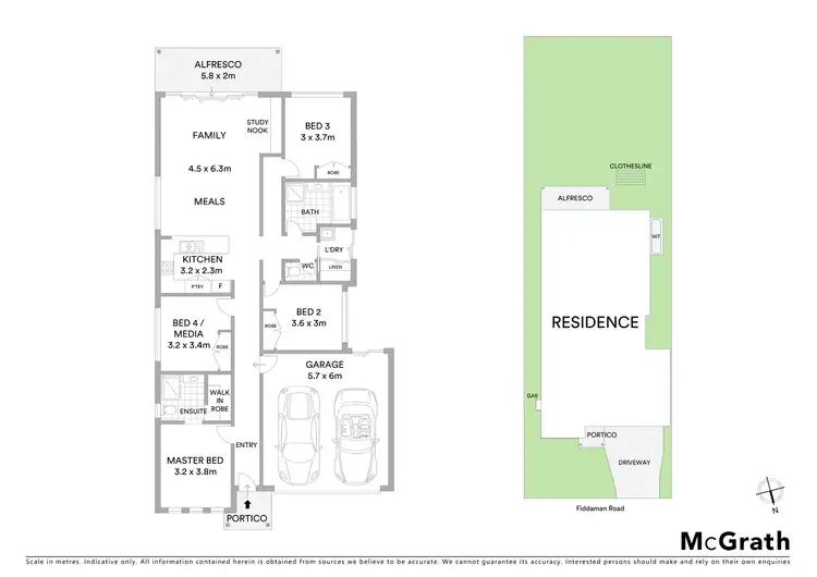 Floorplan of Homely house listing, 2A Fiddaman Road, Emerald Beach NSW 2456