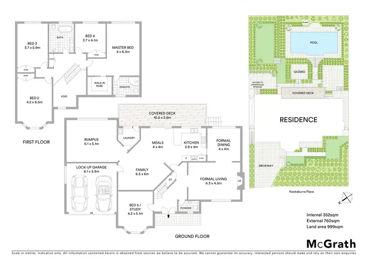 Floorplan of Homely house listing, 26 Kookaburra Place, West Pennant Hills NSW 2125
