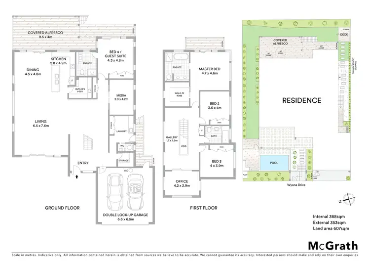 Floorplan of Homely house listing, 6 Wyona Drive, Noosa Heads QLD 4567