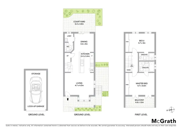 Floorplan of Homely townhouse listing, 7/1 Fewings Street, Clovelly NSW 2031