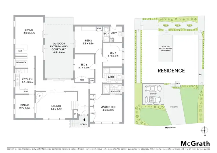 Floorplan of Homely house listing, 14 Moray Place, Sylvania NSW 2224