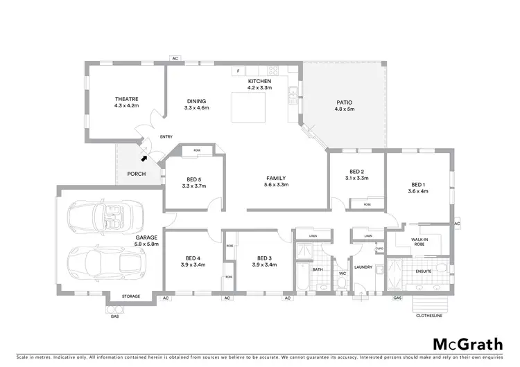 Floorplan of Homely house listing, 2 Fernbank Parade, Idalia QLD 4811
